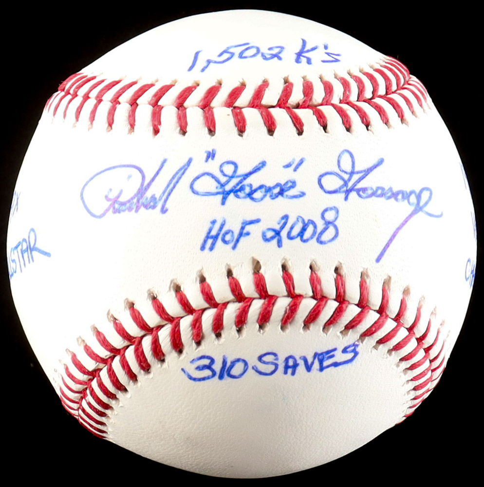 Goose Gossage Signed OML Baseball with Multiple Career Stat Inscriptions (Beckett) at PristineAuction.com Goose Gossage Signed OML Baseball with Multiple Career Stat Inscriptions (Beckett) at PristineAuction.com