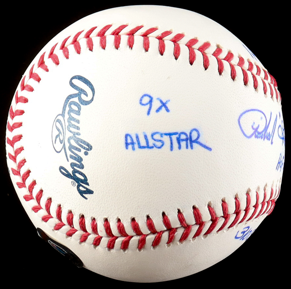Goose Gossage Signed OML Baseball with Multiple Career Stat Inscriptions (Beckett) at PristineAuction.com Goose Gossage Signed OML Baseball with Multiple Career Stat Inscriptions (Beckett) at PristineAuction.com