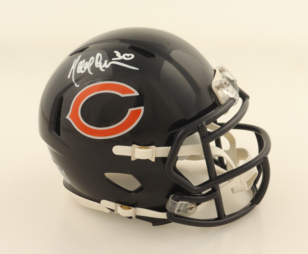 Mike Brown Signed Signed Bears Speed Mini Helmet (Schwartz) at PristineAuction.com Mike Brown Signed Signed Bears Speed Mini Helmet (Schwartz) at PristineAuction.com