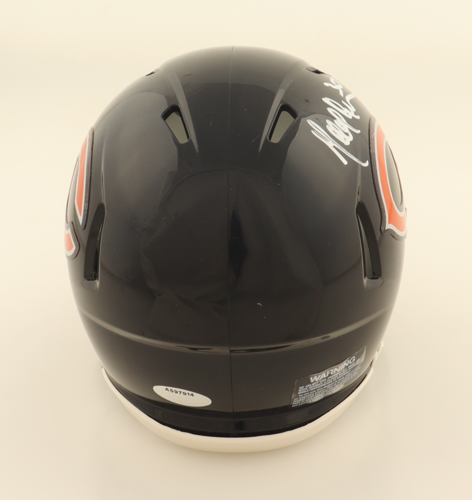 Mike Brown Signed Signed Bears Speed Mini Helmet (Schwartz) at PristineAuction.com Mike Brown Signed Signed Bears Speed Mini Helmet (Schwartz) at PristineAuction.com