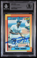 Frank Thomas Signed 1990 Topps #414 RC (Beckett Authentic) at PristineAuction.com