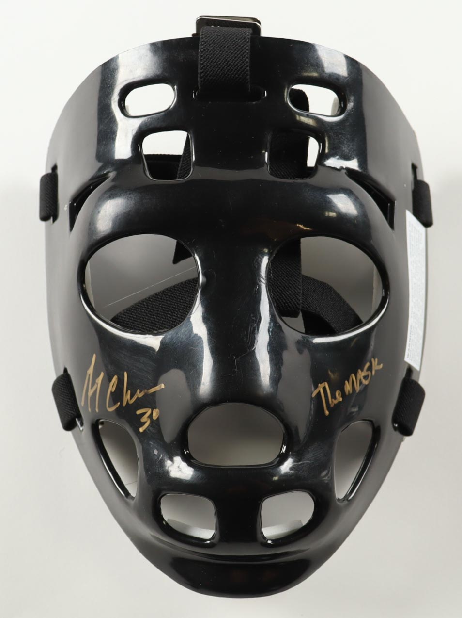 Gerry Cheevers Signed Throwback Hockey Goalie Mask Inscribed "The Mask" (Schwartz) at PristineAuction.com Gerry Cheevers Signed Throwback Hockey Goalie Mask Inscribed "The Mask" (Schwartz) at PristineAuction.com