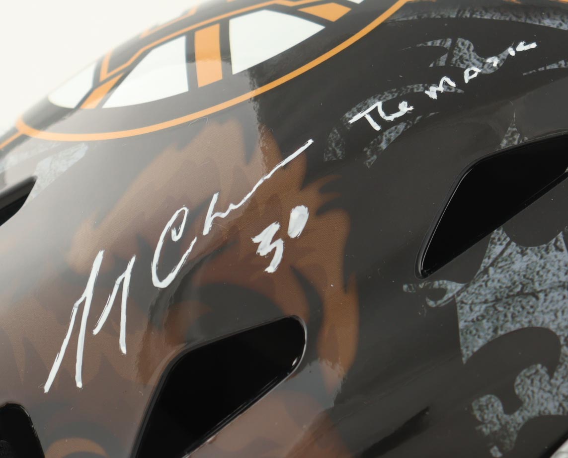 Gerry Cheevers Signed Bruins Full-Size Goalie Mask Inscribed "The Mask" (Schwartz) at PristineAuction.com Gerry Cheevers Signed Bruins Full-Size Goalie Mask Inscribed "The Mask" (Schwartz) at PristineAuction.com