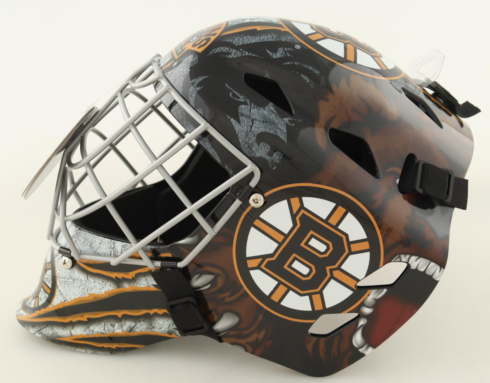Gerry Cheevers Signed Bruins Full-Size Goalie Mask Inscribed "The Mask" (Schwartz) at PristineAuction.com Gerry Cheevers Signed Bruins Full-Size Goalie Mask Inscribed "The Mask" (Schwartz) at PristineAuction.com