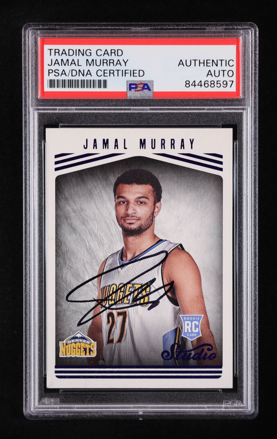 Jamal Murray Signed 2016-17 Studio #186 SE (PSA | Auto Grade PSA Authentic) at PristineAuction.com Jamal Murray Signed 2016-17 Studio #186 SE (PSA | Auto Grade PSA Authentic) at PristineAuction.com