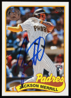 Jackson Merrill Signed 2024 Topps Update - 1989 Insert #89US-35 RC (JSA) at PristineAuction.com