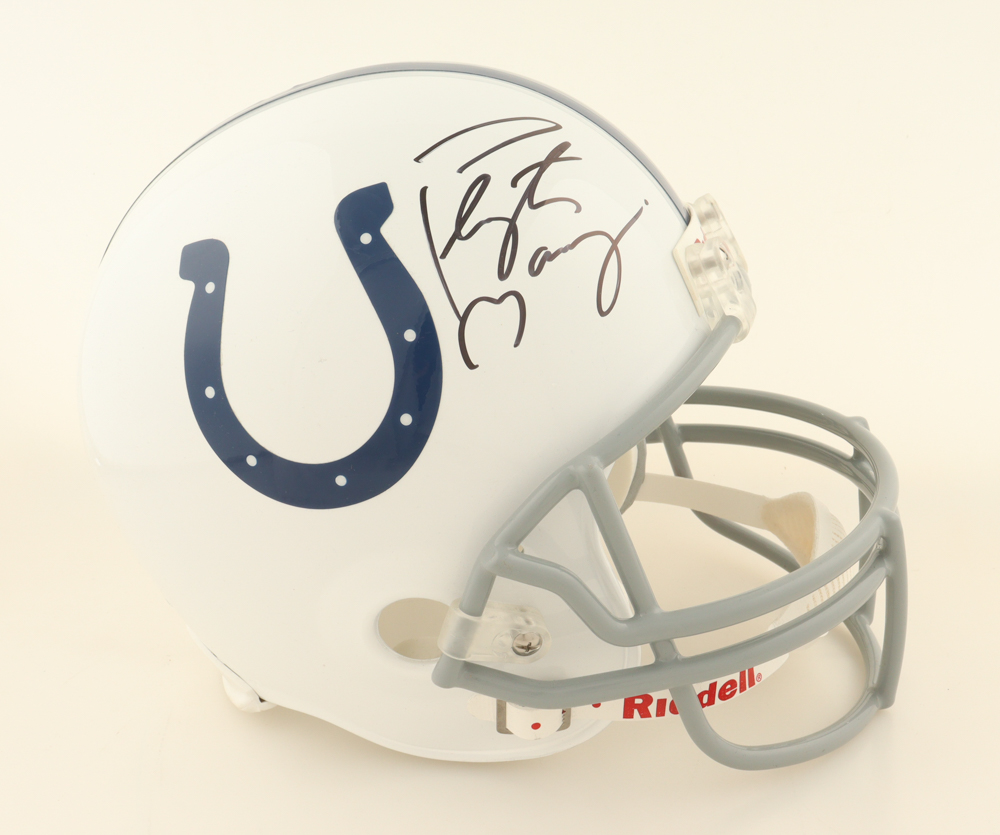 Peyton Manning Signed Colts Full-Size Pro Line Authentic Helmet (Beckett) at PristineAuction.com Peyton Manning Signed Colts Full-Size Pro Line Authentic Helmet (Beckett) at PristineAuction.com