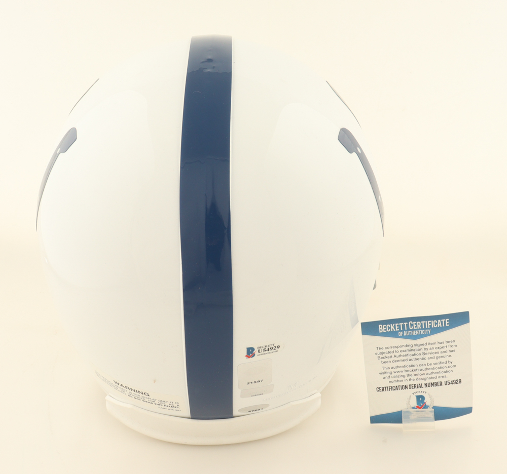 Peyton Manning Signed Colts Full-Size Pro Line Authentic Helmet (Beckett) at PristineAuction.com Peyton Manning Signed Colts Full-Size Pro Line Authentic Helmet (Beckett) at PristineAuction.com