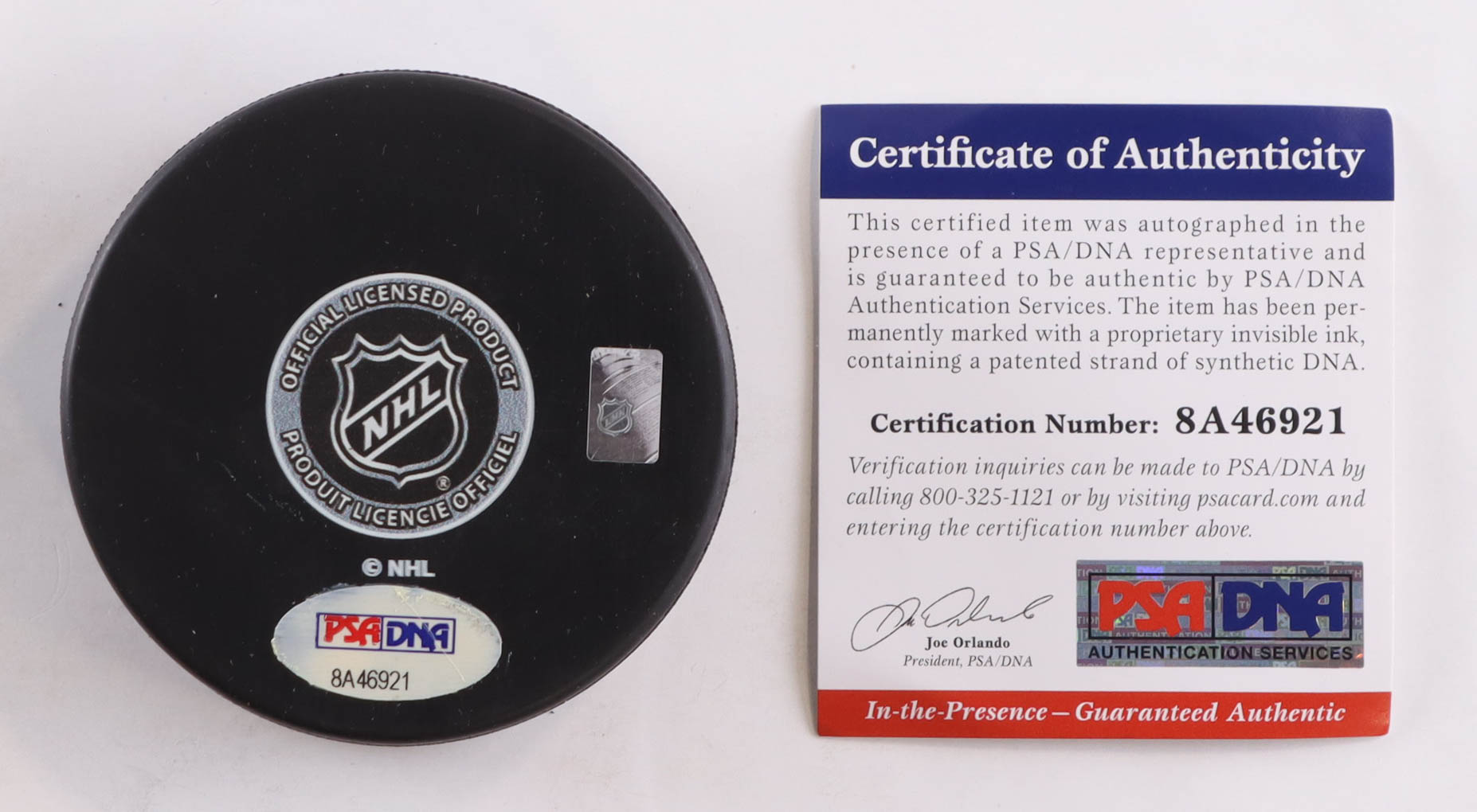 Viktor Arvidsson Signed Predators Logo Hockey Puck (PSA) at PristineAuction.com Viktor Arvidsson Signed Predators Logo Hockey Puck (PSA) at PristineAuction.com