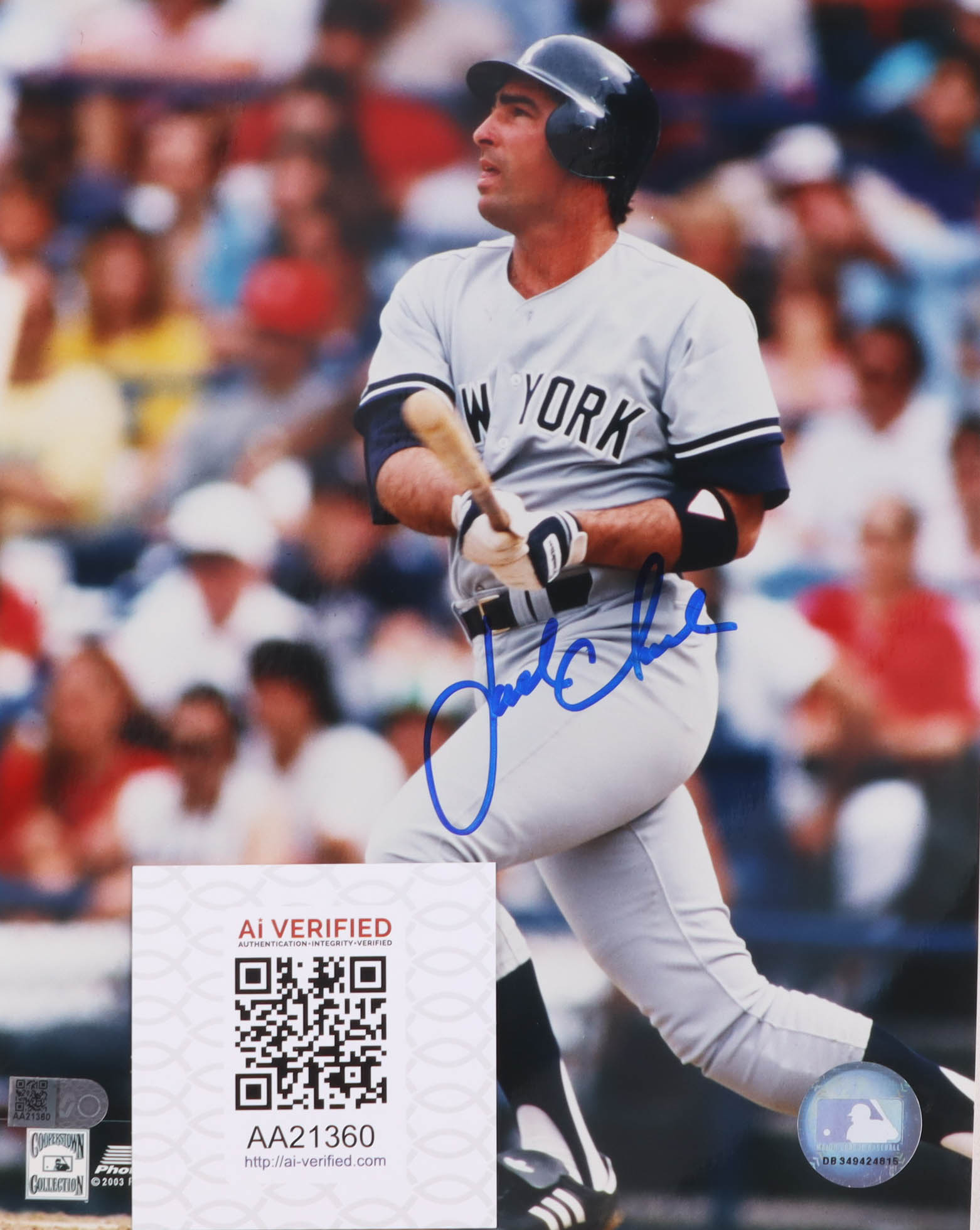 Jack Clark Signed Yankees 8x10 Photo (AIV) at PristineAuction.com Jack Clark Signed Yankees 8x10 Photo (AIV) at PristineAuction.com