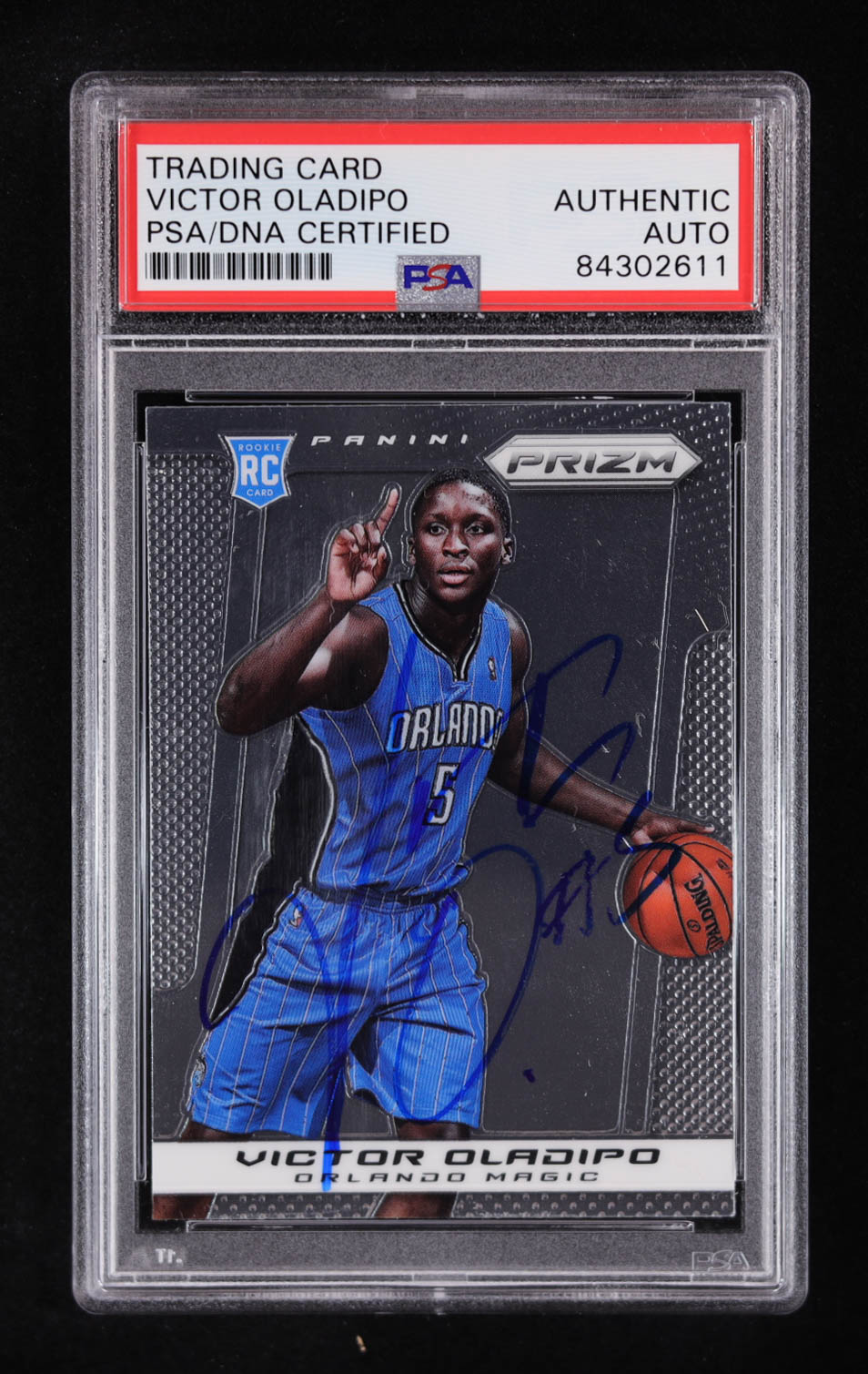Victor Oladipo Signed 2013-14 Panini Prizm #276 RC (PSA | Auto Grade PSA Authentic) at PristineAuction.com Victor Oladipo Signed 2013-14 Panini Prizm #276 RC (PSA | Auto Grade PSA Authentic) at PristineAuction.com