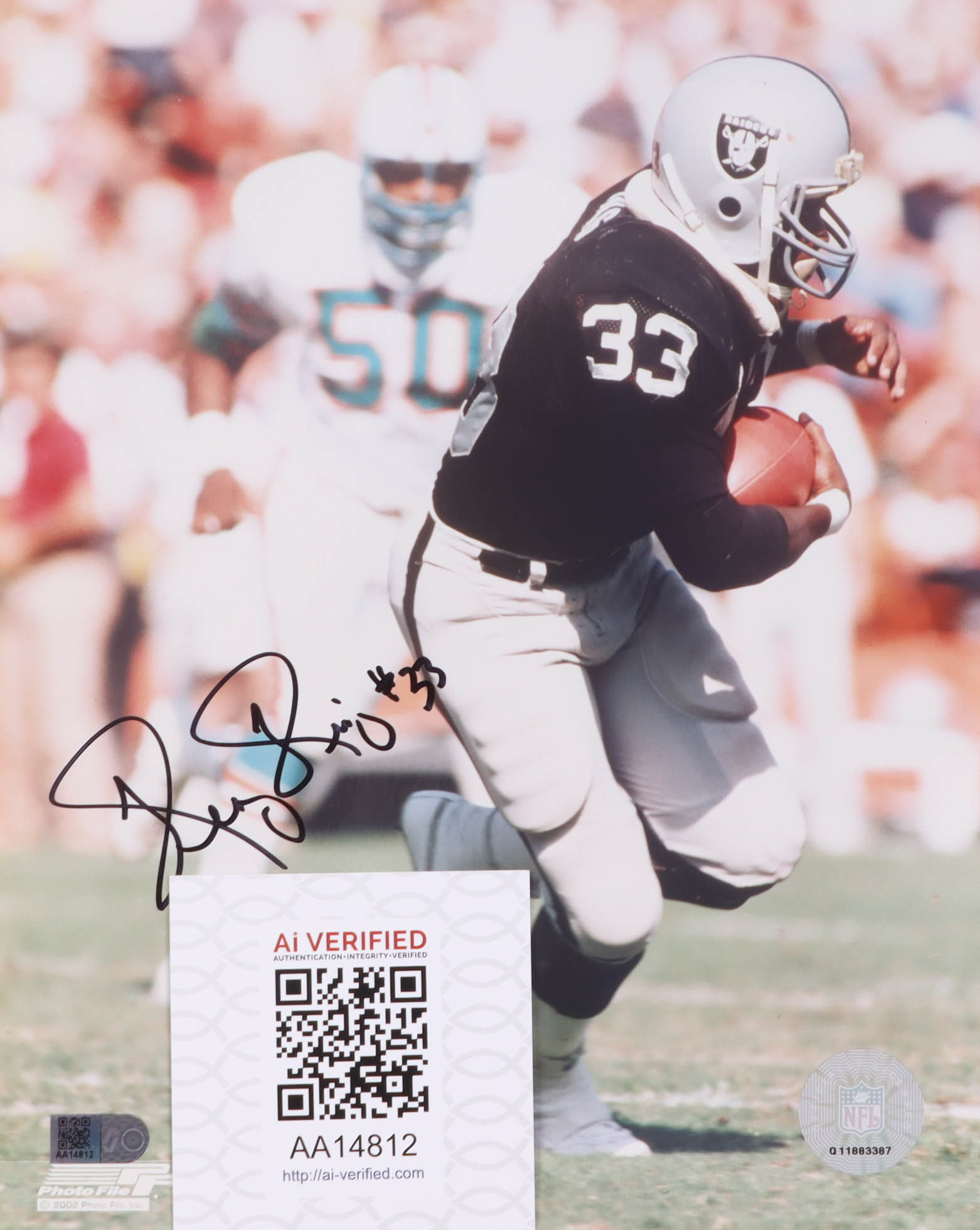 Kenny King Signed Raiders 8x10 Photo (AIV) at PristineAuction.com Kenny King Signed Raiders 8x10 Photo (AIV) at PristineAuction.com