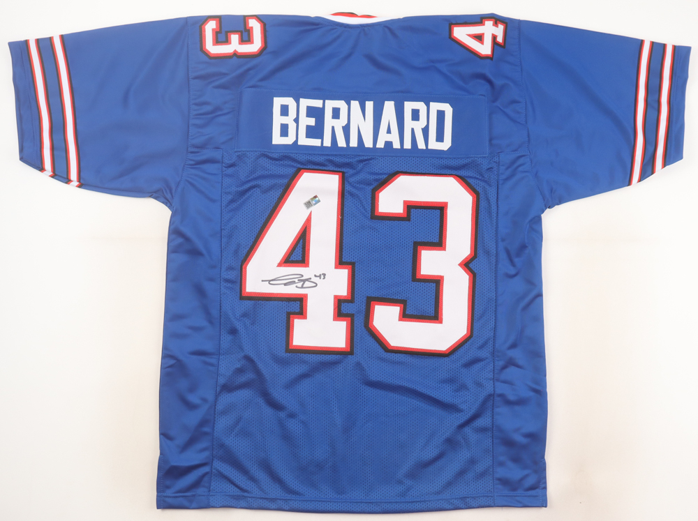 Terrel Bernard Signed Jersey (TSE) at PristineAuction.com Terrel Bernard Signed Jersey (TSE) at PristineAuction.com