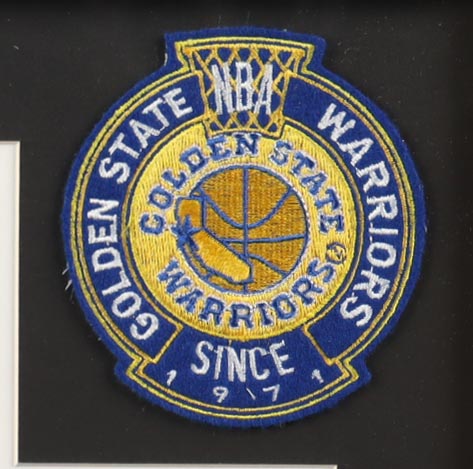 Stephen Curry Signed Custom Framed Jersey Display With (4) Warriors NBA Champions Pins & (2) Warriors Logo Patches (JSA) at PristineAuction.com Stephen Curry Signed Custom Framed Jersey Display With (4) Warriors NBA Champions Pins & (2) Warriors Logo Patches (JSA) at PristineAuction.com