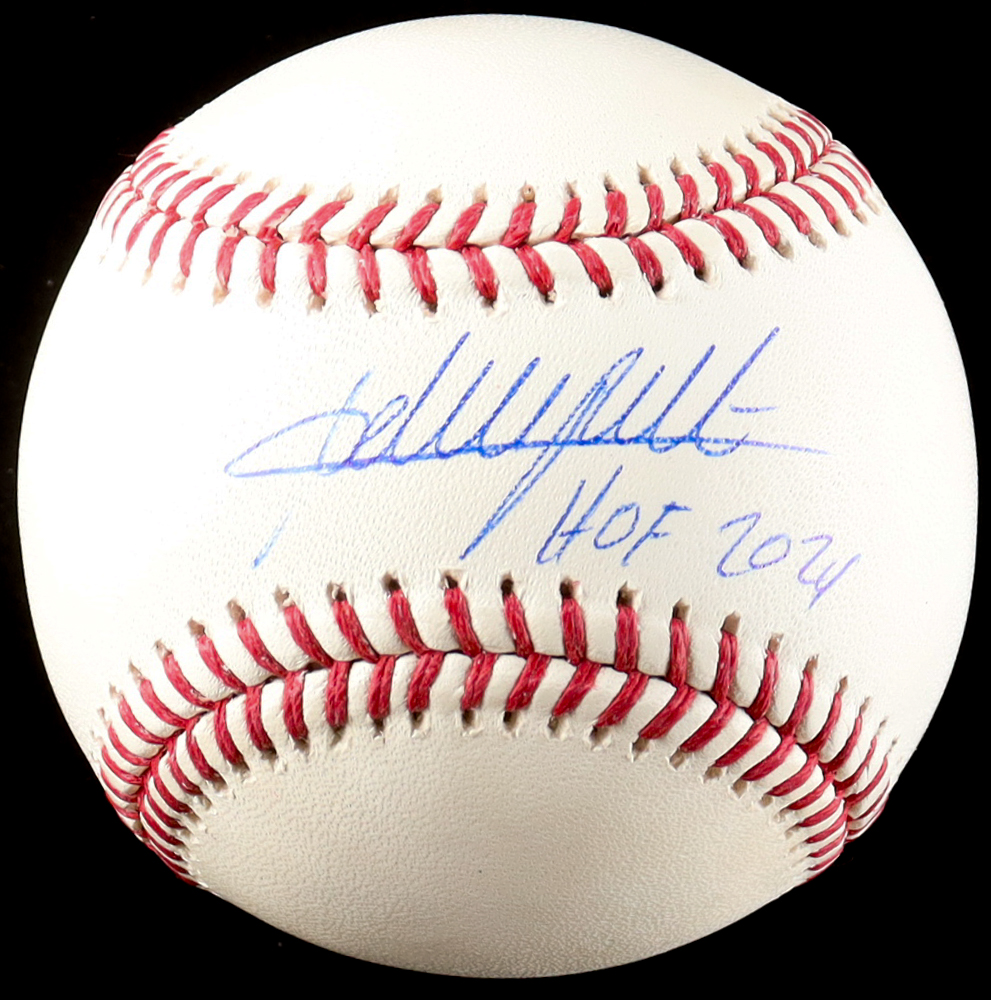 Adrian Beltre Signed OML Baseball Inscribed "HOF 2024" (Beckett) at PristineAuction.com Adrian Beltre Signed OML Baseball Inscribed "HOF 2024" (Beckett) at PristineAuction.com