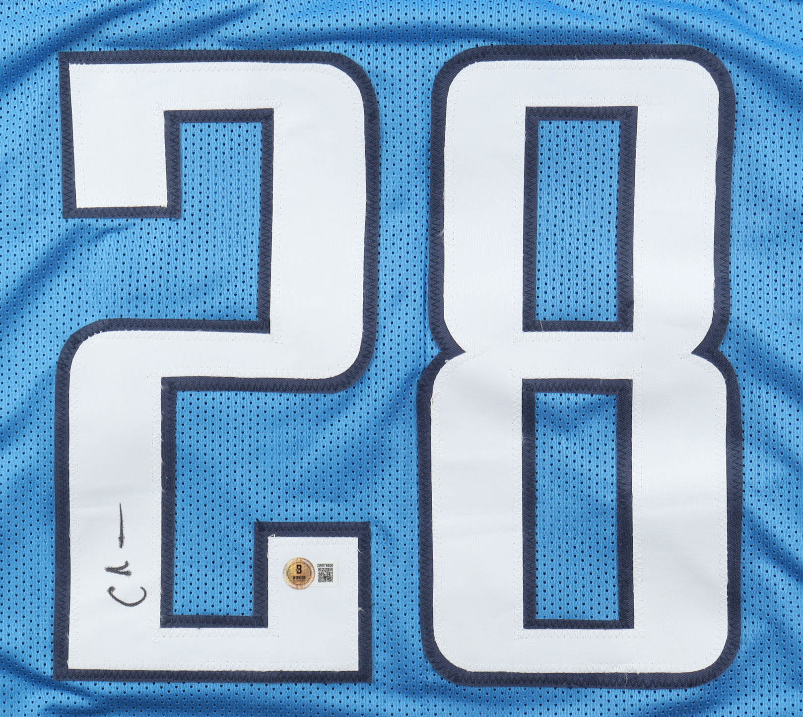 Chris Johnson Signed Jersey (Beckett) at PristineAuction.com Chris Johnson Signed Jersey (Beckett) at PristineAuction.com