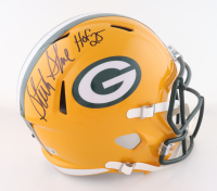 Sterling Sharpe Signed Packers Full-Size Speed Helmet Inscribed "HOF 25" (Beckett) at PristineAuction.com