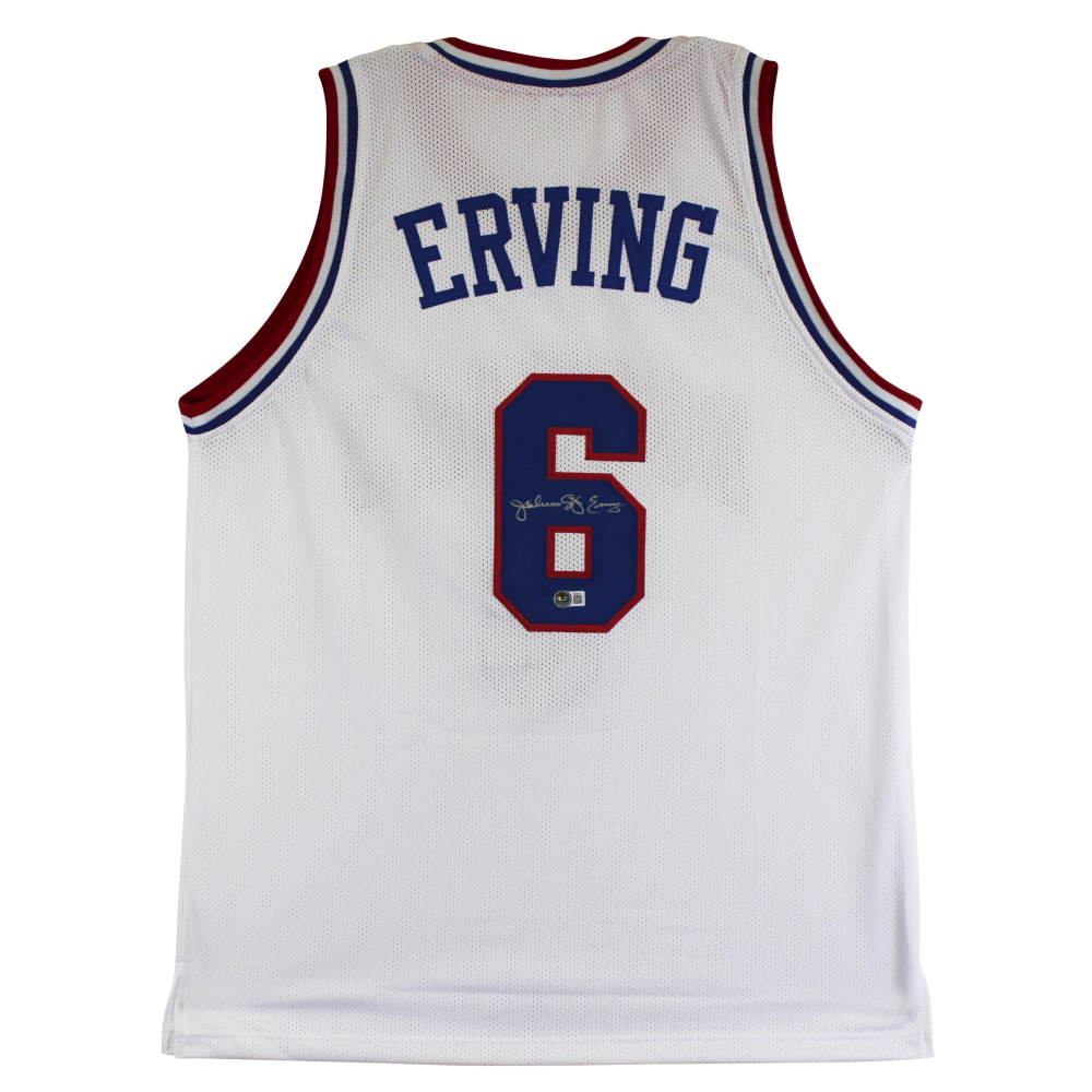 Julius "Dr. J" Erving Signed Jersey (Beckett) at PristineAuction.com