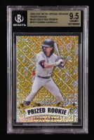 Corbin Carroll 2023 Leaf Metal Special Release Prized Rookie Mojo Gold Foil Proofs #PR17 RC #1/1 (BGS 9.5) at PristineAuction.com