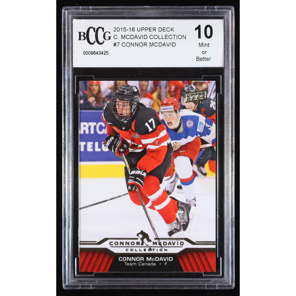 Connor McDavid 2015-16 Upper Deck Connor McDavid Collection #7 (BCCG 10) at PristineAuction.com