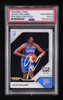 Jalen Williams Signed 2022-23 Panini Instant RPS First Look #RPS11 RC (PSA | Auto Grade PSA Authentic) at PristineAuction.com