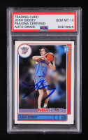Josh Giddey Signed 2021-22 Hoops #202 RC (PSA | Auto Grade PSA 10) at PristineAuction.com