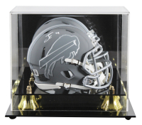 James Cook Authentic Signed Bills Slate Alternate Speed Mini Helmet with Case (Beckett) at PristineAuction.com