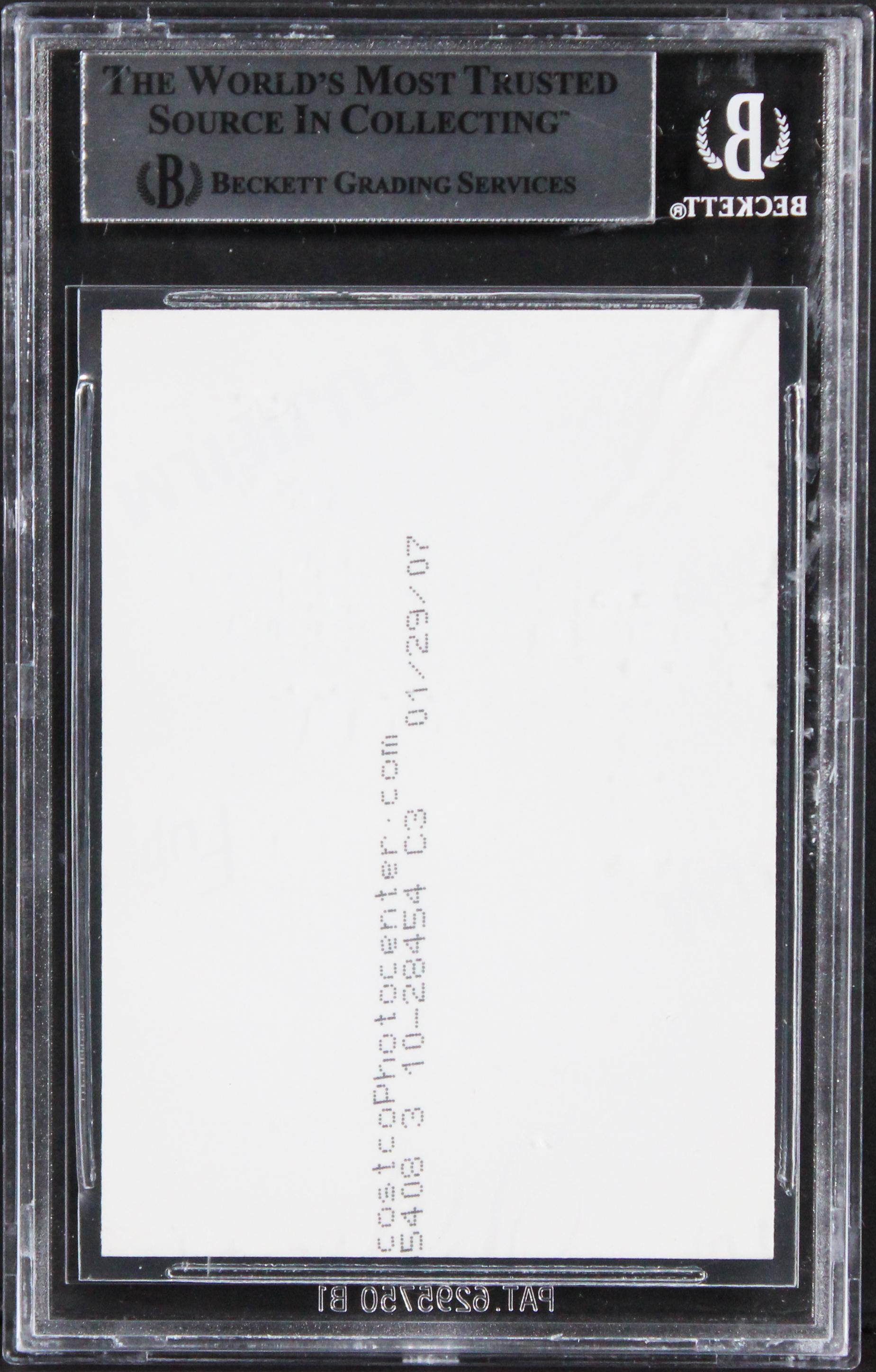 Ronald Falk Signed "Star Wars" Custom Trading Card Inscribed "May The Force Be With You", "Dexter Jettster", "March 2007" & "Dex" (BGS) at PristineAuction.com Ronald Falk Signed "Star Wars" Custom Trading Card Inscribed "May The Force Be With You", "Dexter Jettster", "March 2007" & "Dex" (BGS) at PristineAuction.com