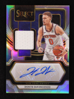 Donte DiVincenzo 2023-24 Select Autographed Memorabilia #15 #018/199 at PristineAuction.com