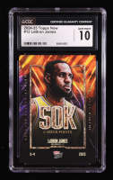 LeBron James 2024-25 Topps Now #12 (CGC 10) at PristineAuction.com