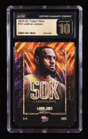 LeBron James 2024-25 Topps Now #12 (CGC 10 Pristine) at PristineAuction.com