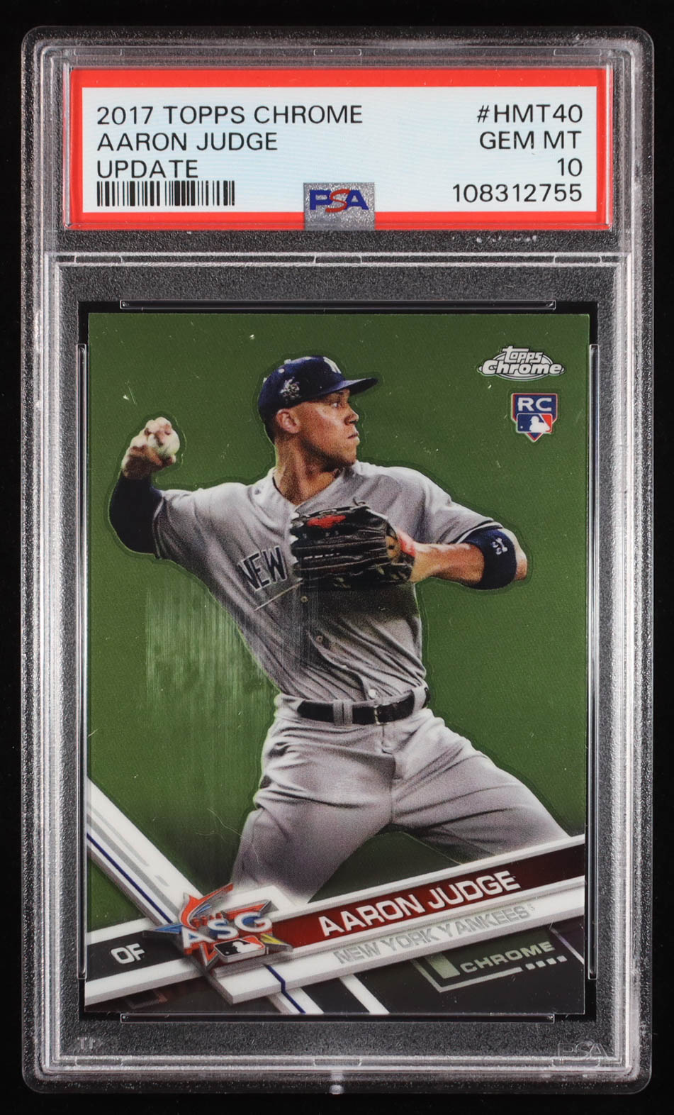 Aaron Judge 2017 Topps Chrome Update #HMT40 AS RC (PSA 10) at PristineAuction.com Aaron Judge 2017 Topps Chrome Update #HMT40 AS RC (PSA 10) at PristineAuction.com