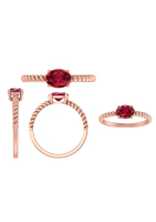 1.09 (CTW) 14K Rose Gold Ring | Estimated Value $7,640 (IGI) at PristineAuction.com