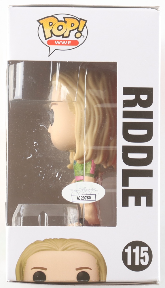 Matt Riddle Signed WWE #115 Funko Pop! Vinyl Figure With Hand-Drawn Sketch Inscribed "Bro" (JSA) at PristineAuction.com Matt Riddle Signed WWE #115 Funko Pop! Vinyl Figure With Hand-Drawn Sketch Inscribed "Bro" (JSA) at PristineAuction.com
