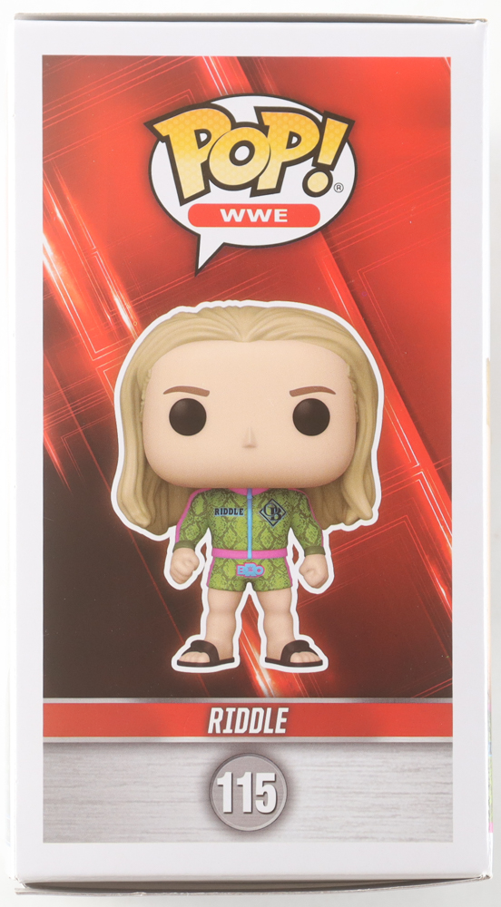 Matt Riddle Signed WWE #115 Funko Pop! Vinyl Figure With Hand-Drawn Sketch Inscribed "Bro" (JSA) at PristineAuction.com Matt Riddle Signed WWE #115 Funko Pop! Vinyl Figure With Hand-Drawn Sketch Inscribed "Bro" (JSA) at PristineAuction.com