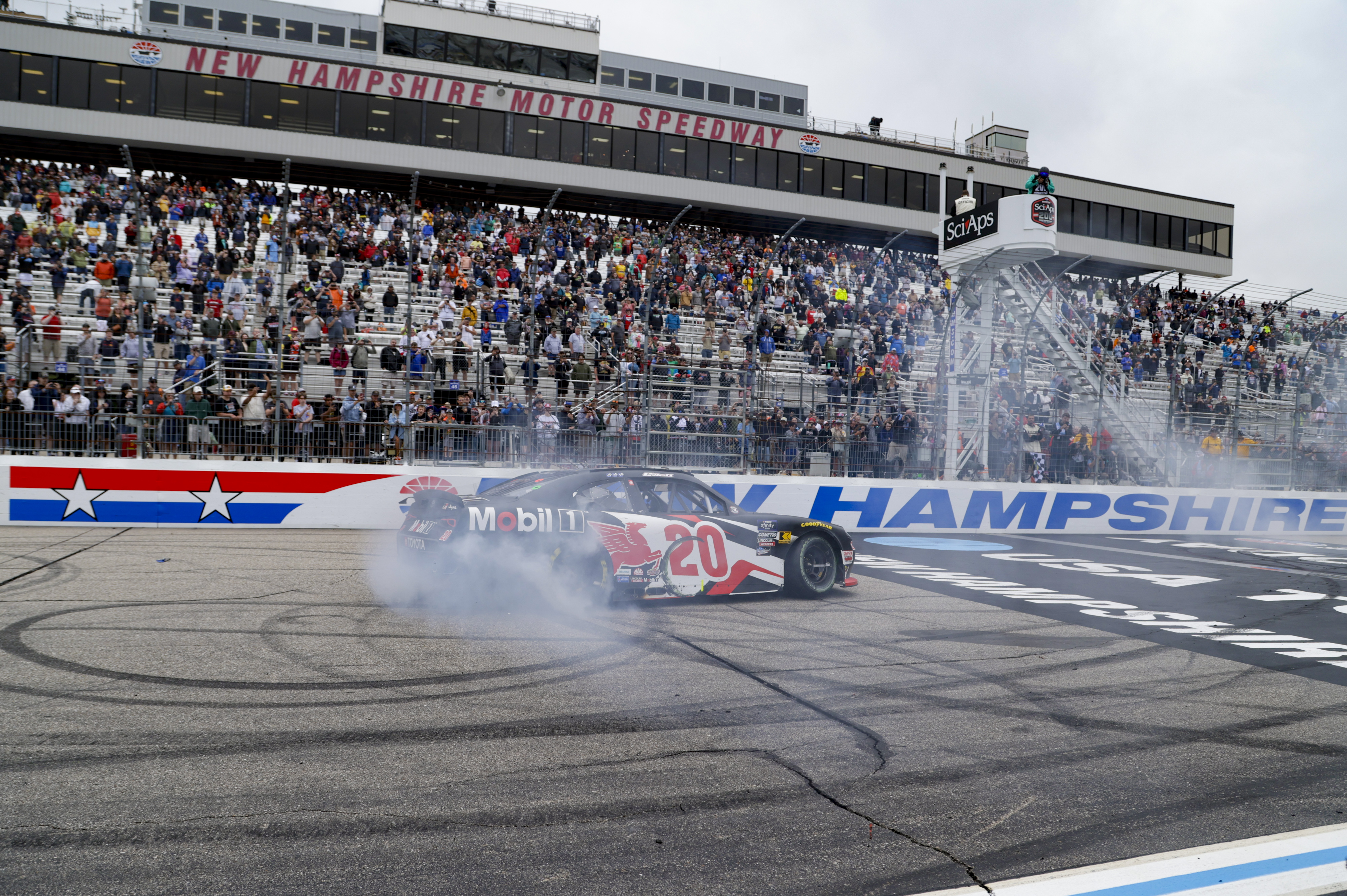 Christopher Bell Signed 2024 New Hampshire Win Exclusive Team Issued Mini Trophy (Bell COA) at PristineAuction.com Christopher Bell Signed 2024 New Hampshire Win Exclusive Team Issued Mini Trophy (Bell COA) at PristineAuction.com