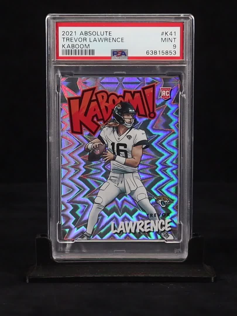 Trevor Lawrence 2022 Absolute Kaboom Vertical #14 RC (PSA 9) at PristineAuction.com