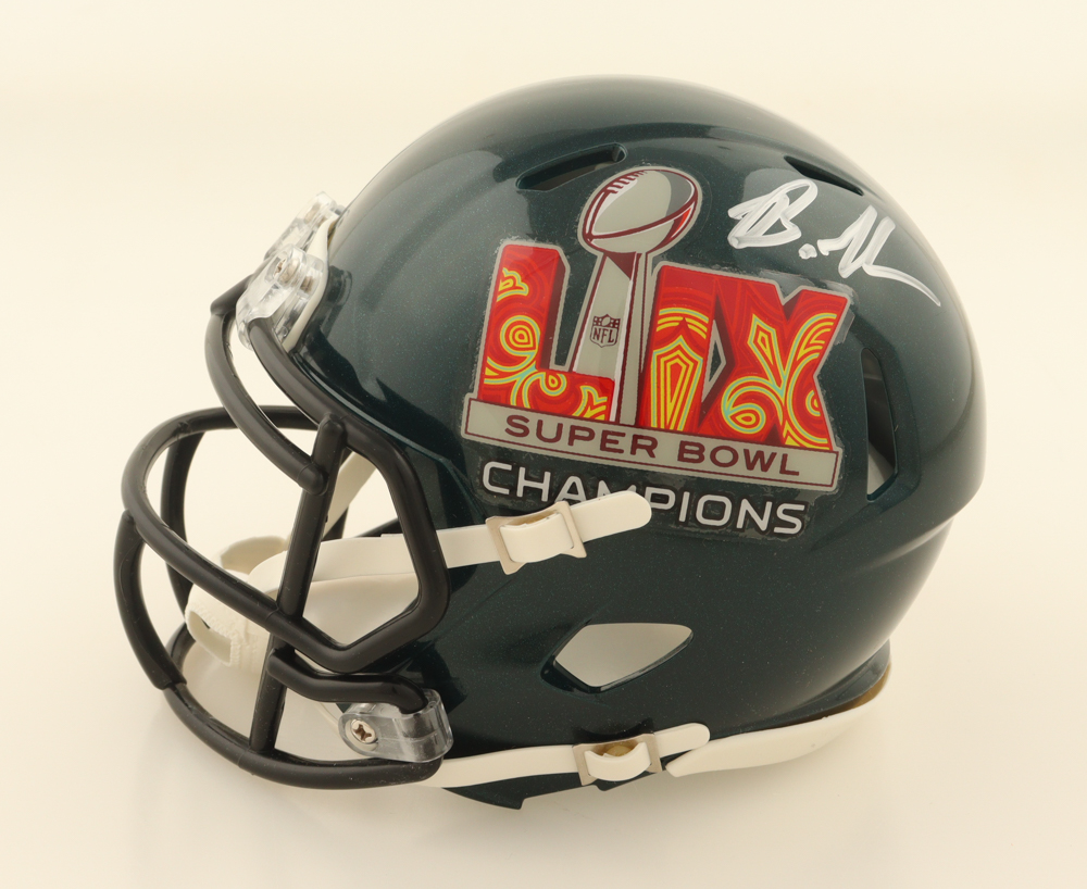 Brandon Graham Signed Eagles Super Bowl LIX Speed Mini Helmet (Beckett) at PristineAuction.com Brandon Graham Signed Eagles Super Bowl LIX Speed Mini Helmet (Beckett) at PristineAuction.com