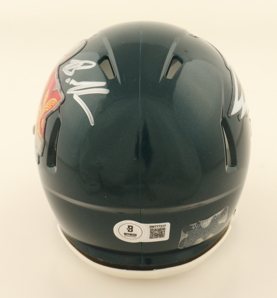 Brandon Graham Signed Eagles Super Bowl LIX Speed Mini Helmet (Beckett) at PristineAuction.com Brandon Graham Signed Eagles Super Bowl LIX Speed Mini Helmet (Beckett) at PristineAuction.com