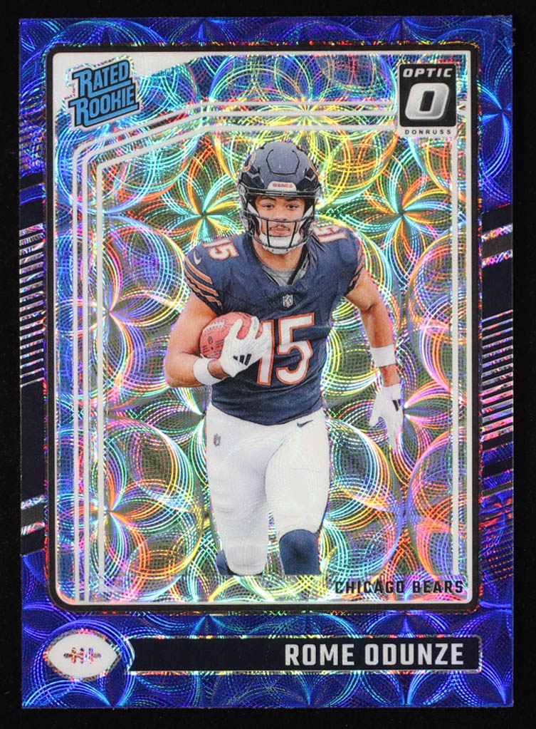 Rome Odunze 2024 Donruss Optic Blue Scope #286 RR RC at PristineAuction.com Rome Odunze 2024 Donruss Optic Blue Scope #286 RR RC at PristineAuction.com
