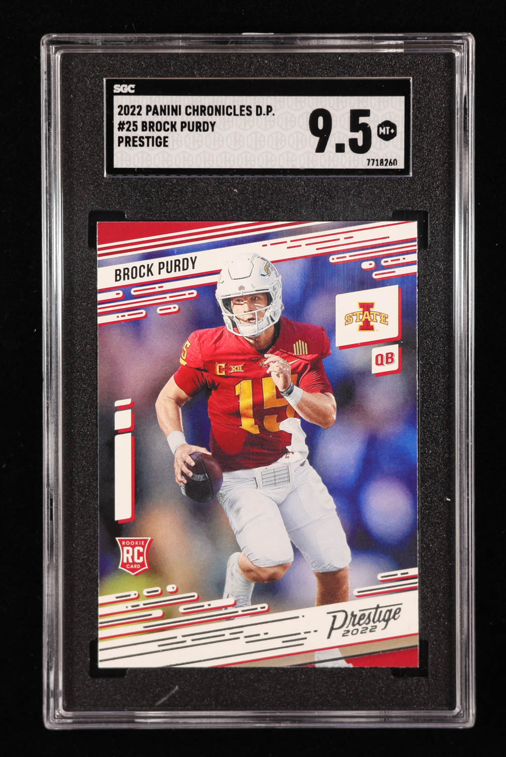 Brock Purdy 2022 Panini Chronicles Draft Picks Prestige #25 RC (SGC 9.5) at PristineAuction.com Brock Purdy 2022 Panini Chronicles Draft Picks Prestige #25 RC (SGC 9.5) at PristineAuction.com