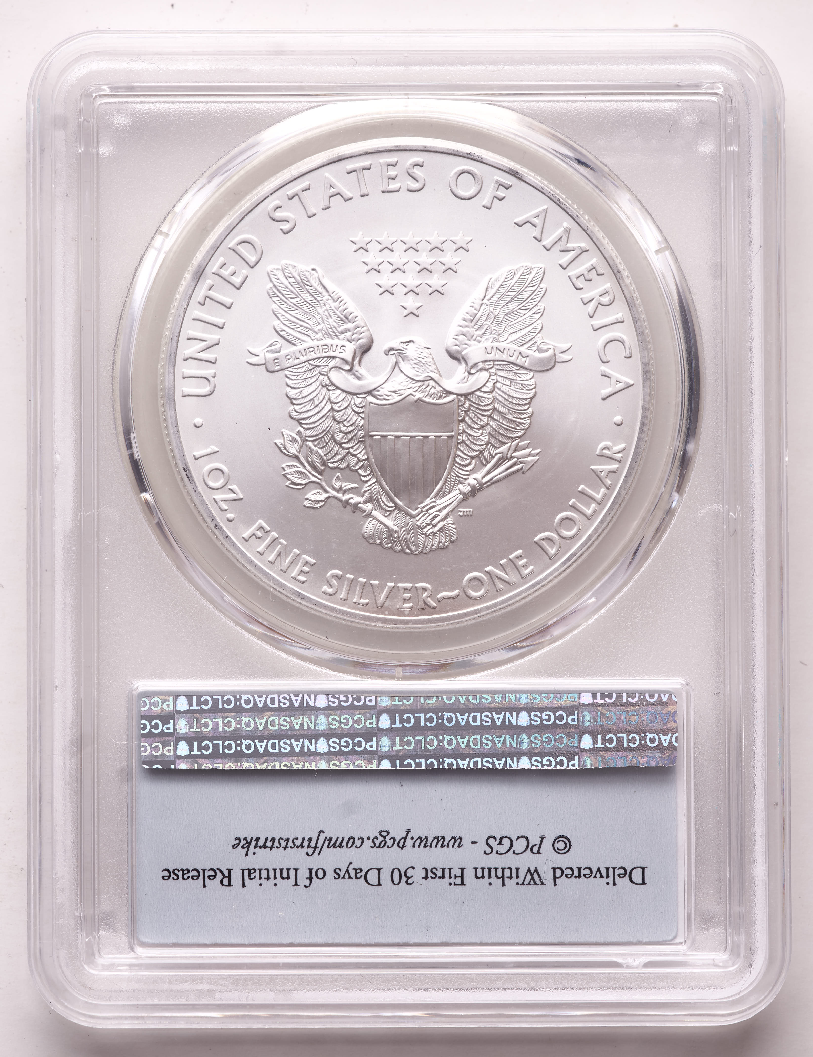 2013 American Silver Eagle $1 One Dollar Coin - First Strike (PCGS MS69) at PristineAuction.com 2013 American Silver Eagle $1 One Dollar Coin - First Strike (PCGS MS69) at PristineAuction.com
