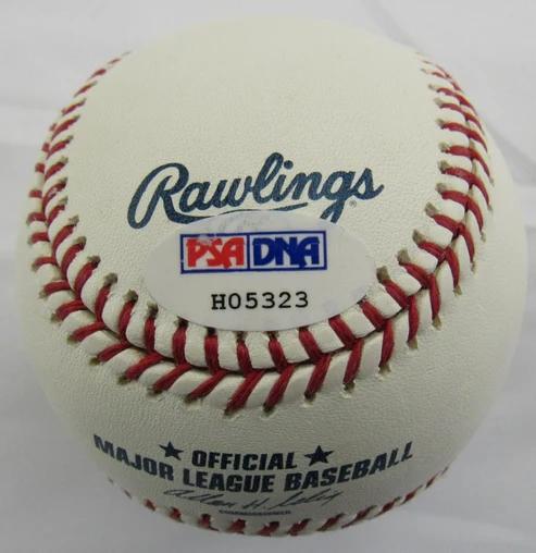 Andre Dawson Signed OML Baseball Inscribed "77 NL ROY" (PSA) at PristineAuction.com Andre Dawson Signed OML Baseball Inscribed "77 NL ROY" (PSA) at PristineAuction.com