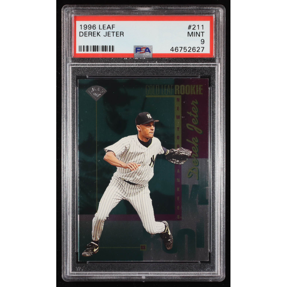 Derek Jeter 1996 Leaf Bronze Press Proofs #211 (PSA 9) at PristineAuction.com