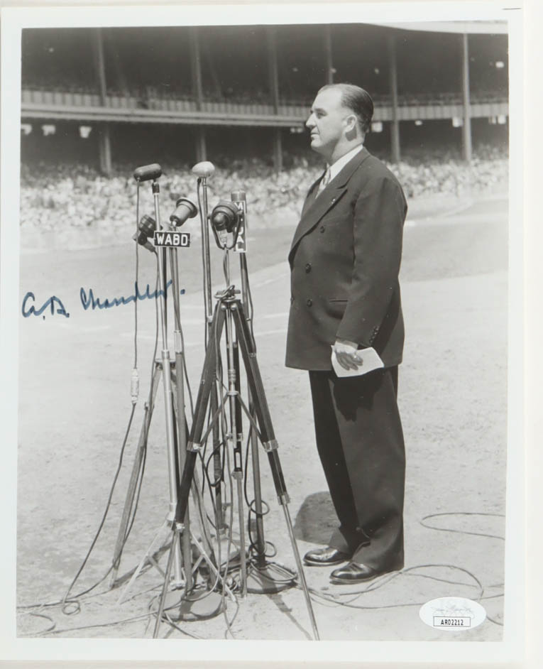 Albert B. Chandler Signed 8x10 Photo (JSA) at PristineAuction.com Albert B. Chandler Signed 8x10 Photo (JSA) at PristineAuction.com