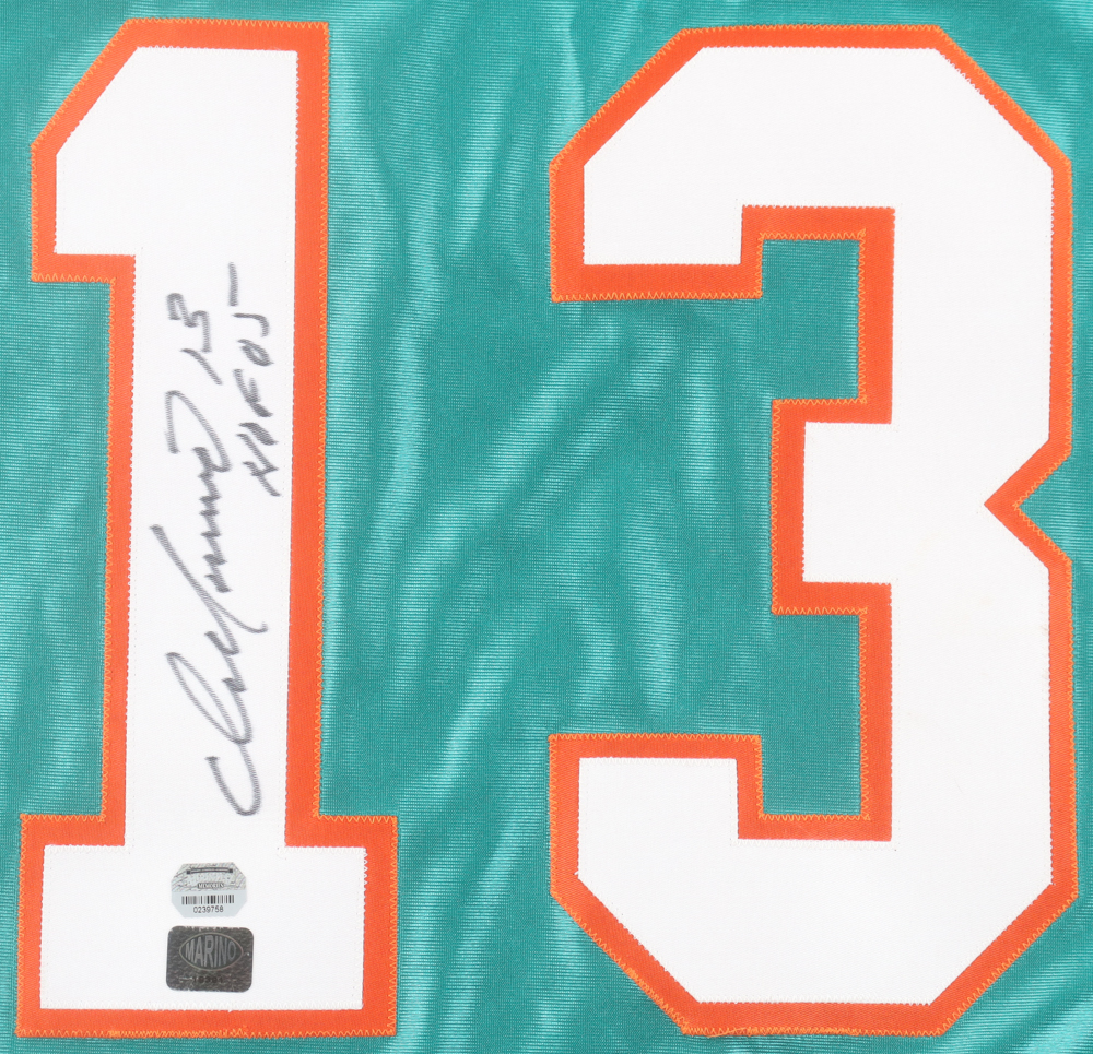 Dan Marino Signed Jersey Inscribed "HOF 05" (Marino & Mounted Memories) at PristineAuction.com Dan Marino Signed Jersey Inscribed "HOF 05" (Marino & Mounted Memories) at PristineAuction.com