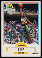 Shawn Kemp Signed 1990-91 Fleer #178 RC (AWM) at PristineAuction.com