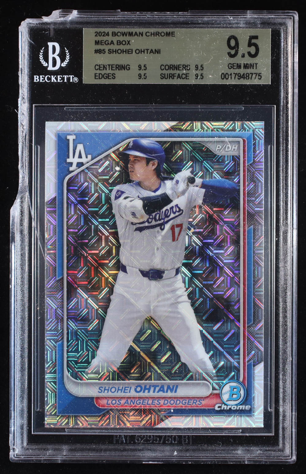 Shohei Ohtani 2024 Bowman Chrome Mega Box #85 (BGS 9.5) at PristineAuction.com Shohei Ohtani 2024 Bowman Chrome Mega Box #85 (BGS 9.5) at PristineAuction.com