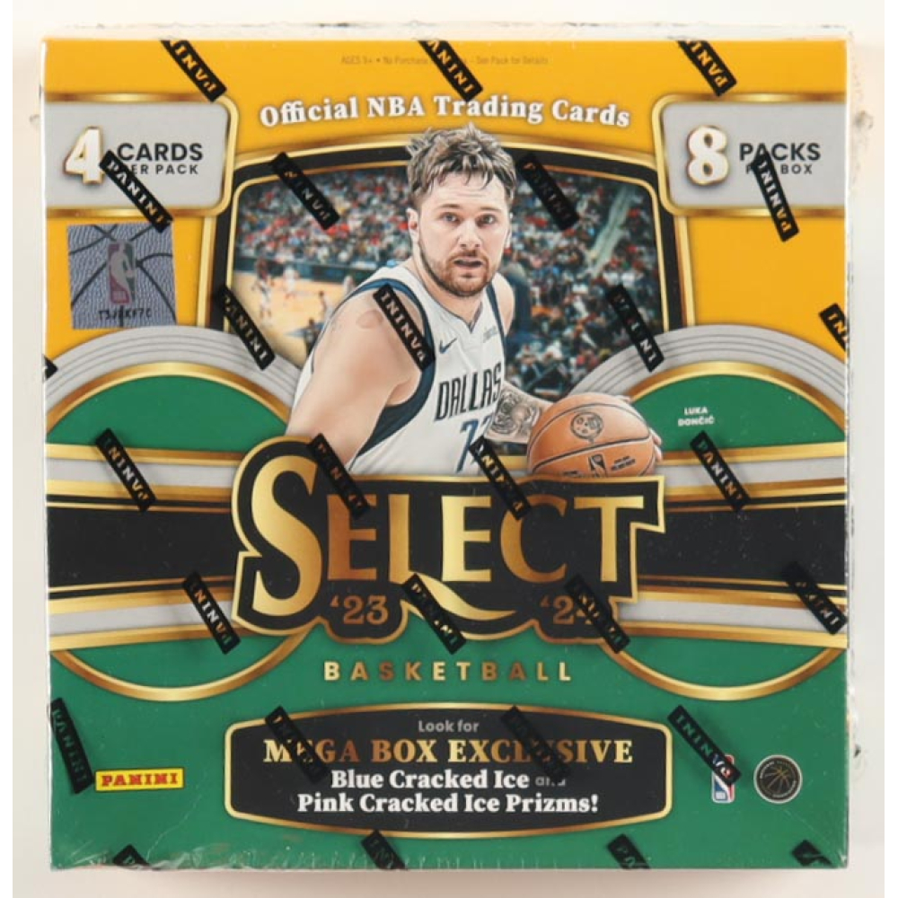 2023-24 Panini Select Basketball Mega Box (Blue Cracked Ice!) at PristineAuction.com