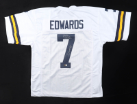 Donovan Edwards Signed Jersey Inscribed "2023 National Champs" (Beckett) at PristineAuction.com